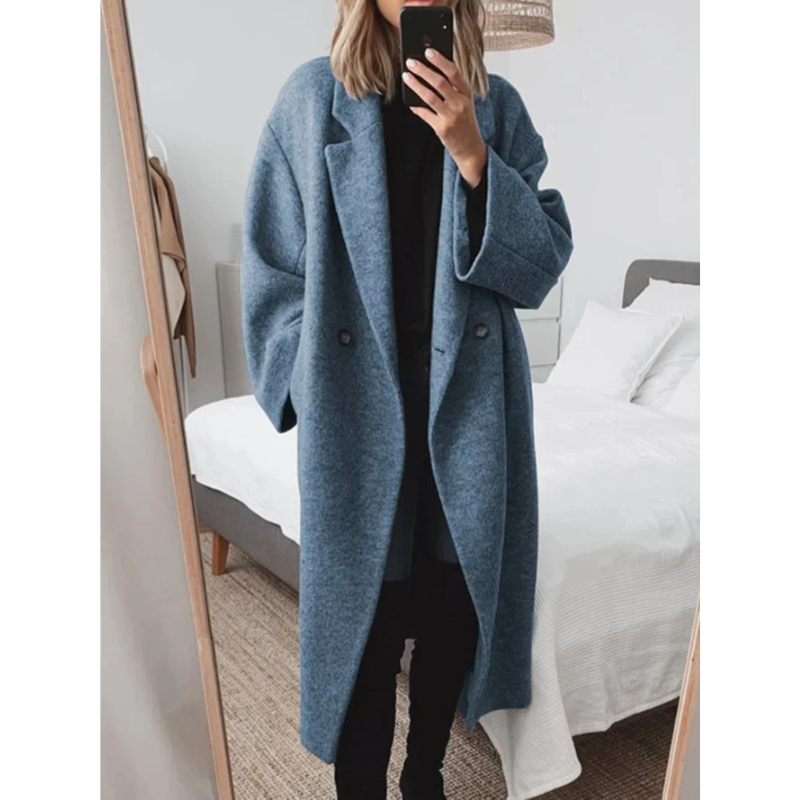 Lange Comfortabele Dames Winterjas – Warm & Elegant (Ook in Plus Size)