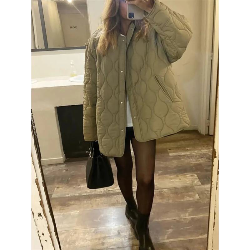 Losvallende Dames Winterjas – Comfort & Stijl