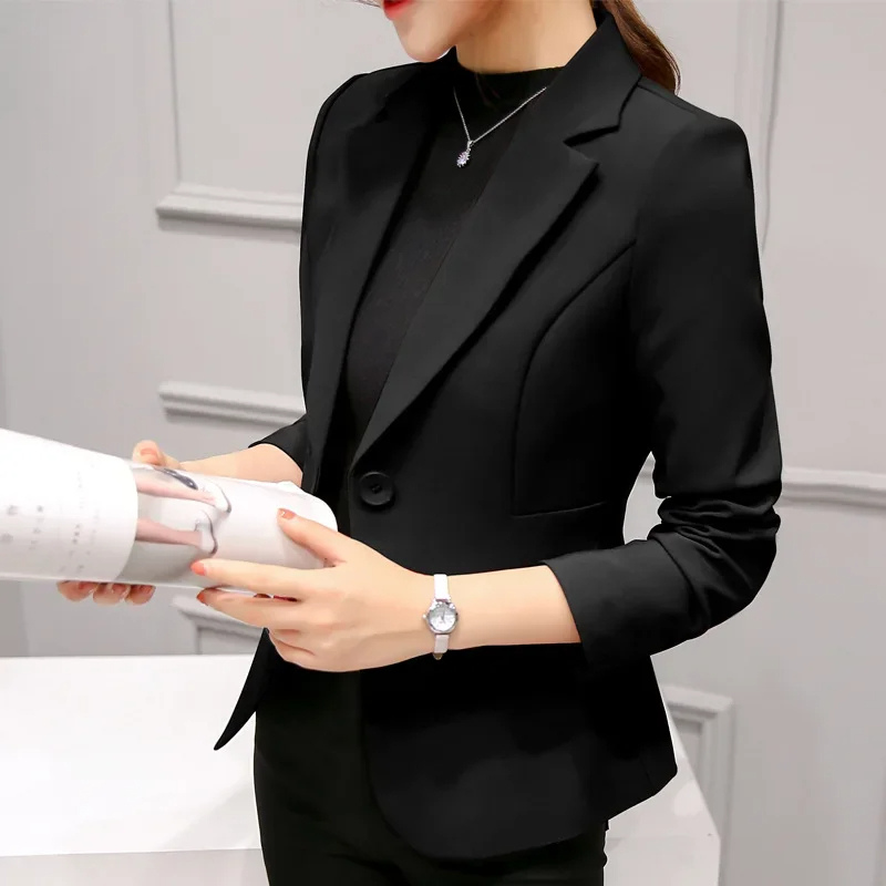Dames Blazer met Enkele Knoop – Tijdloze All-Season Elegantie