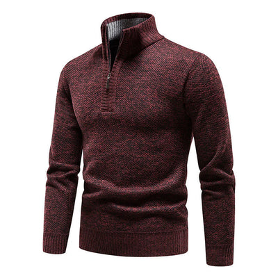 Leandro Moderne Half-Zip Heren Trui