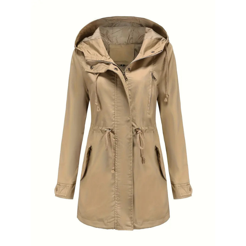 Dames Waterdichte Trenchcoat met Kap – Satino All Weather