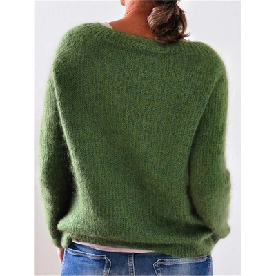 Dames Trui met Ronde Hals – Elegant & Comfortabel