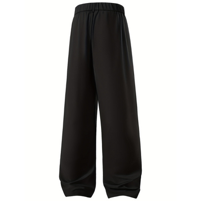 Heren Wijde Broek – Geplooid Design met Casual Loose Fit