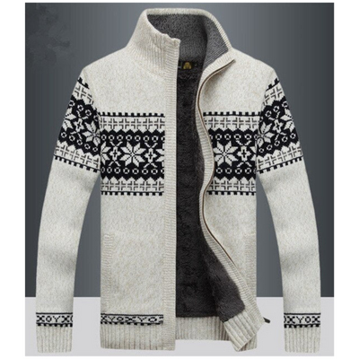 Xandor Scandinavisch Gebreid Heren Fleece Vest