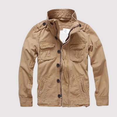 Heren Vintage Jas – Tijdloze Luchtmachtstijl met Premium Katoen