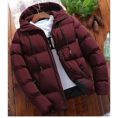 Nordelle Casual Puffer Winterjas Heren met Capuchon