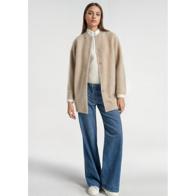 Zachte Open Dames Cardigan