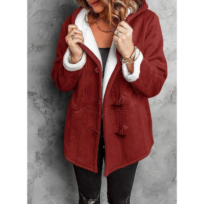 Dames Jas met Fleece Voering en Capuchon