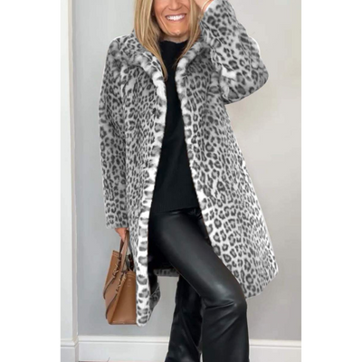 Luxe Dames Jas met Luipaardprint