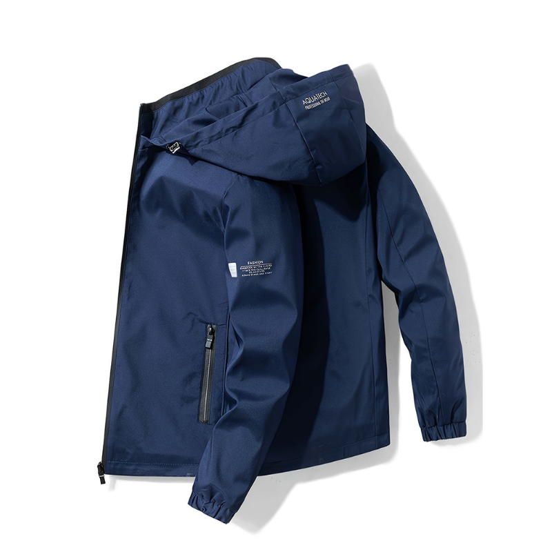 Heren Jack met Capuchon – Winddicht & Sportief
