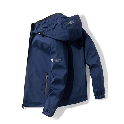 Heren Jack met Capuchon – Winddicht & Sportief