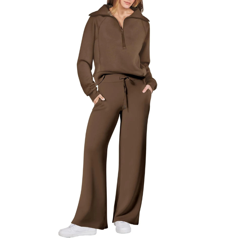 Minimalistische Dames Lounge Set – Modern & Comfortabel