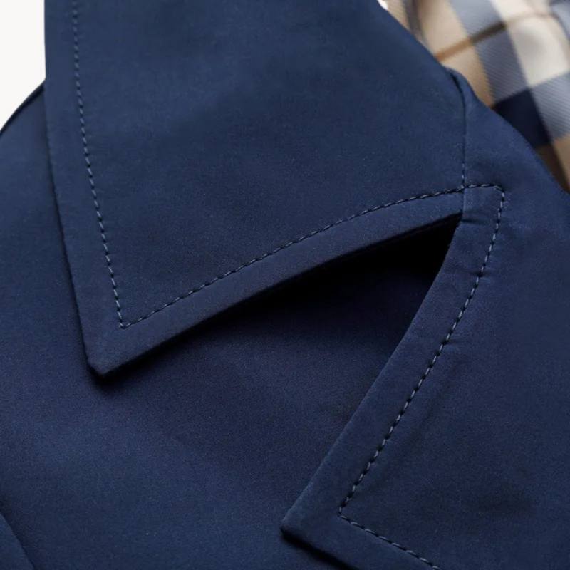 Heren Regenjas Trenchcoat – Tijdloze Winterjas Look met Elegante Stijl