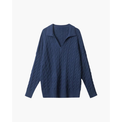 Premium Wol V-neck Knitted Sweater