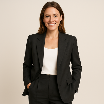 Dames Pak – Elegante Business Suit met Blazer & Broek