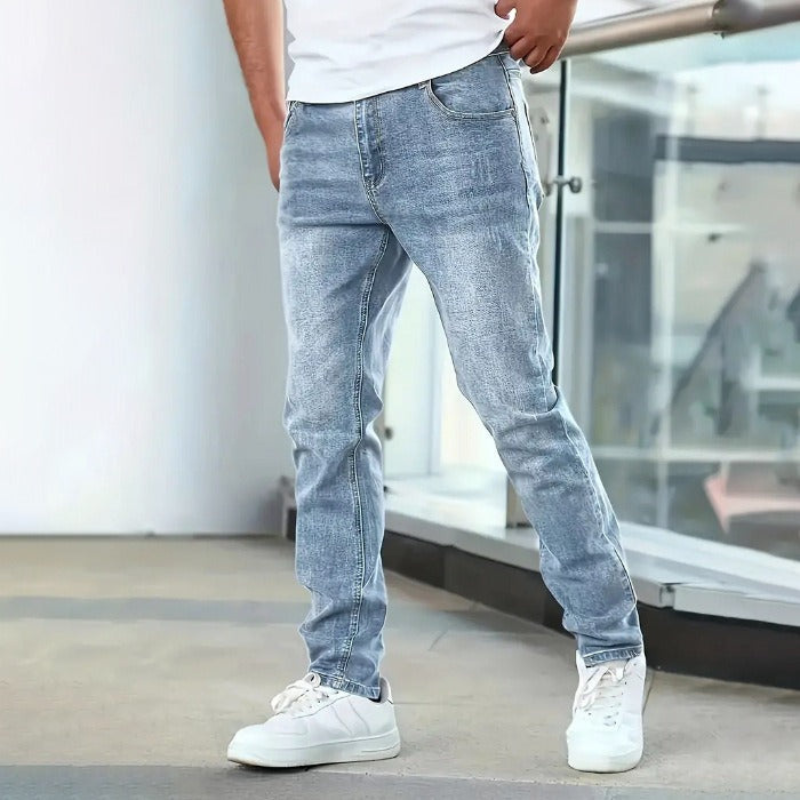 Heren Flared Jeans – Klassiek Design met Comfortabel Stretch Denim