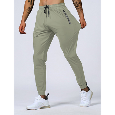Heren Joggers – Ademend & Stretch met Ritssluiting en Trekkoord