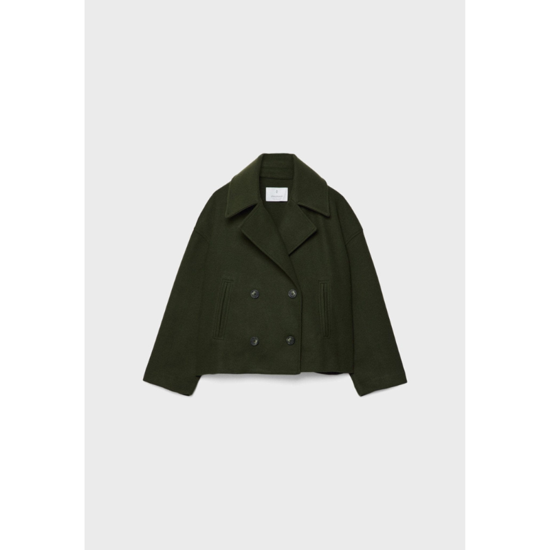 Getailleerde Double-Breasted Dames Jas – Chic & Veelzijdig