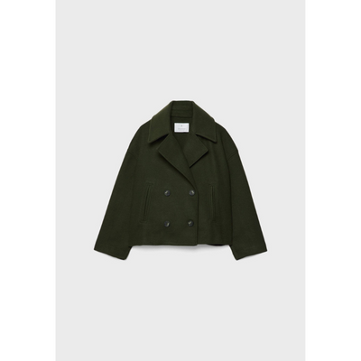 Getailleerde Double-Breasted Dames Jas – Chic & Veelzijdig