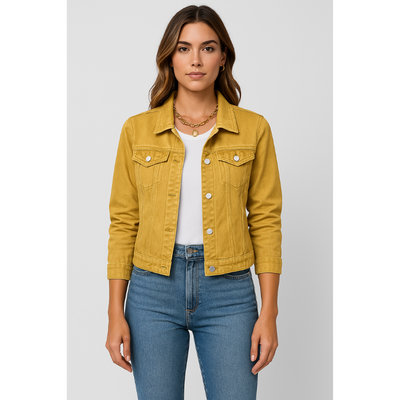 Siena – Korte Denim Jas voor Dames