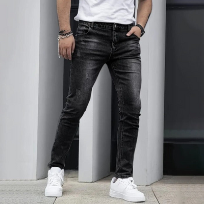 Heren Flared Jeans – Klassiek Design met Comfortabel Stretch Denim