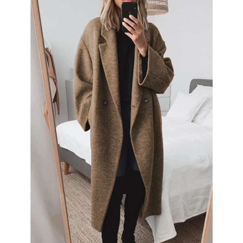 Lange Comfortabele Dames Winterjas – Warm & Elegant (Ook in Plus Size)