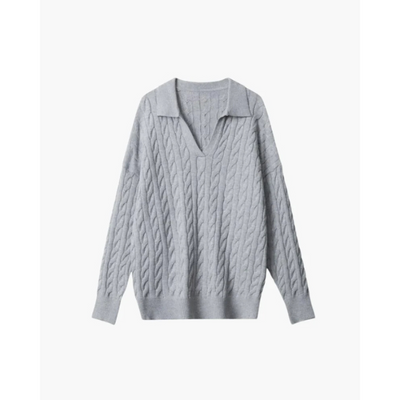Premium Wol V-neck Knitted Sweater