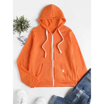 Dames Zip-Up Hoodie – Comfortabel & Tijdloos