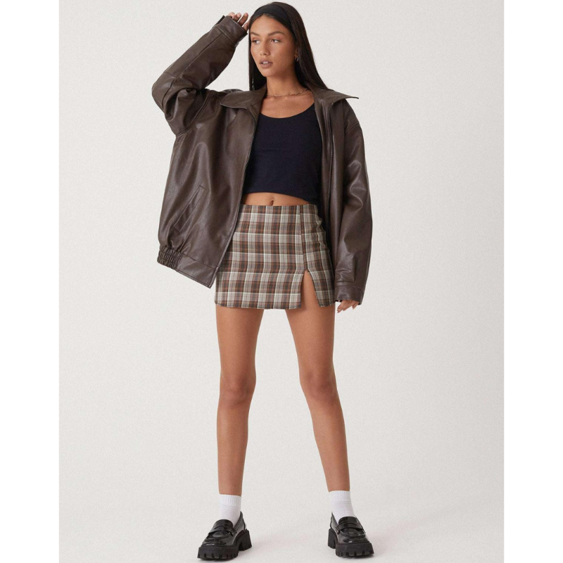 Roma Oversized Dames Leren Jack