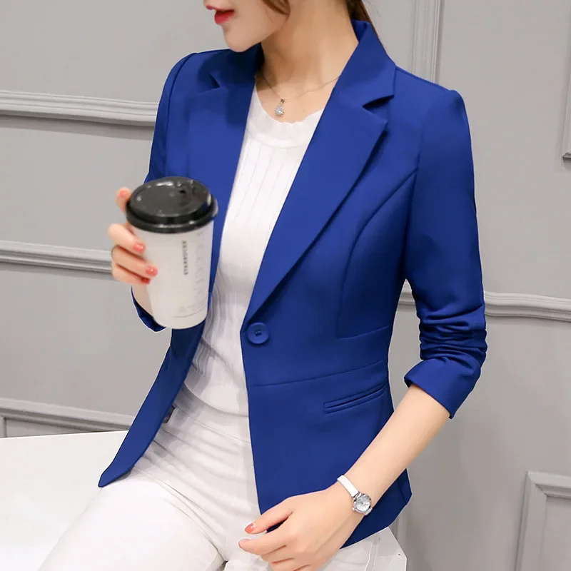 Dames Blazer met Enkele Knoop – Tijdloze All-Season Elegantie