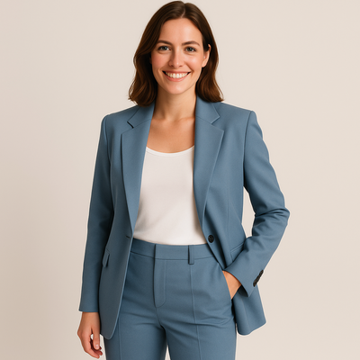 Dames Pak – Elegante Business Suit met Blazer & Broek