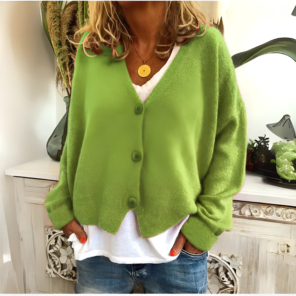 Soft Knit Cardigan met Relaxed Fit voor Dames