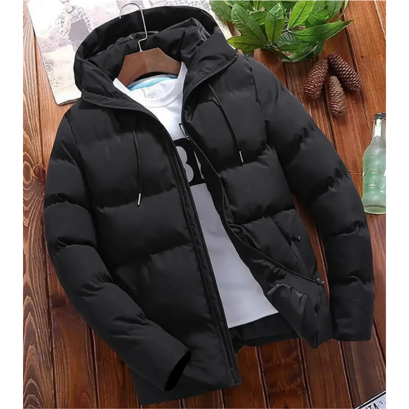 Nordelle Casual Puffer Winterjas Heren met Capuchon