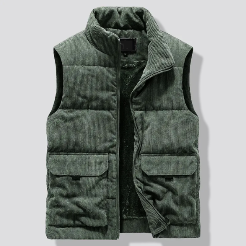 Heren Bodywarmer – Gevoerde Winter Gilet