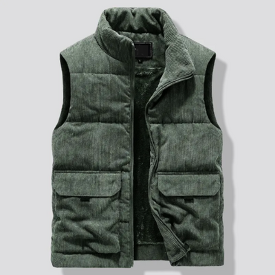 Heren Bodywarmer – Gevoerde Winter Gilet