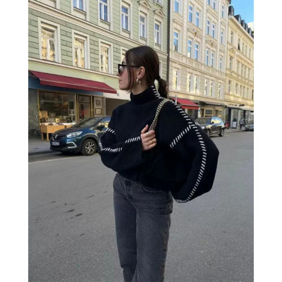 Lila Stitch Sweater