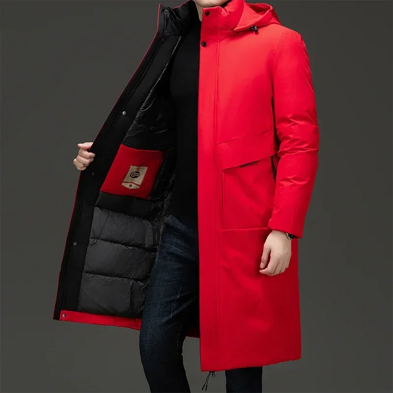 Heren Longline Parka met Capuchon – Warm en Stijlvol