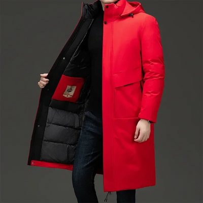 Heren Longline Parka met Capuchon – Warm en Stijlvol