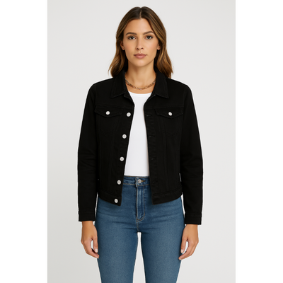 Siena – Korte Denim Jas voor Dames