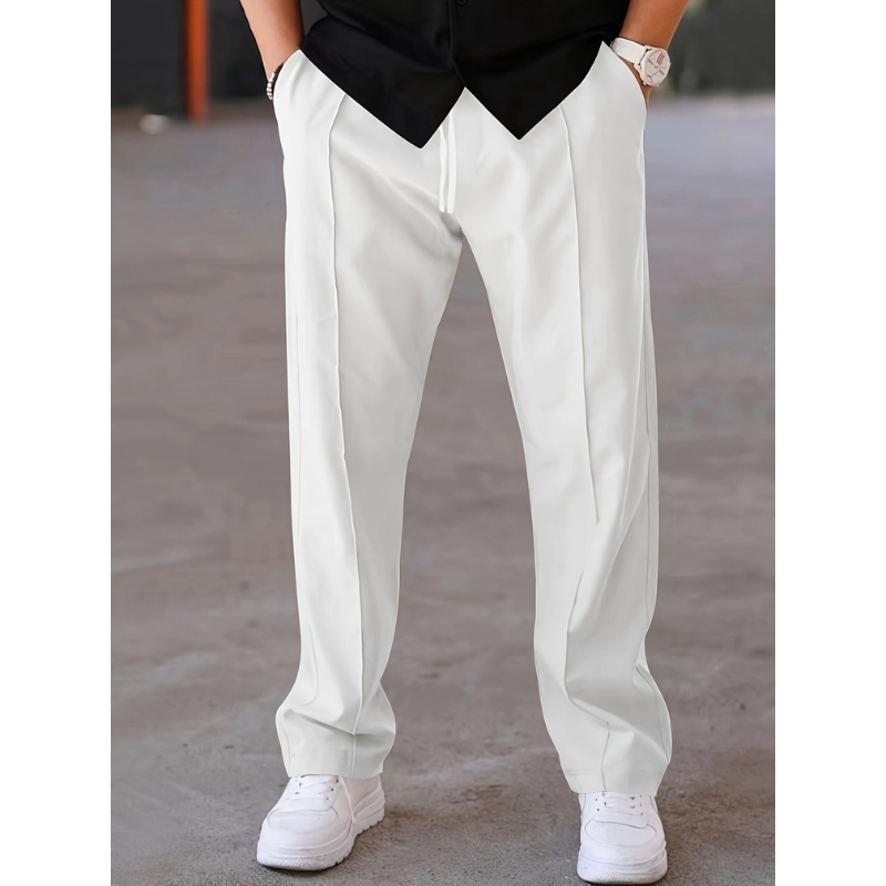Heren Broek – Vintage Stijl met Regular Fit & Licht Stretch