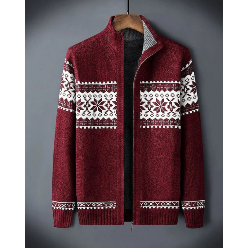 Xandor Scandinavisch Gebreid Heren Fleece Vest