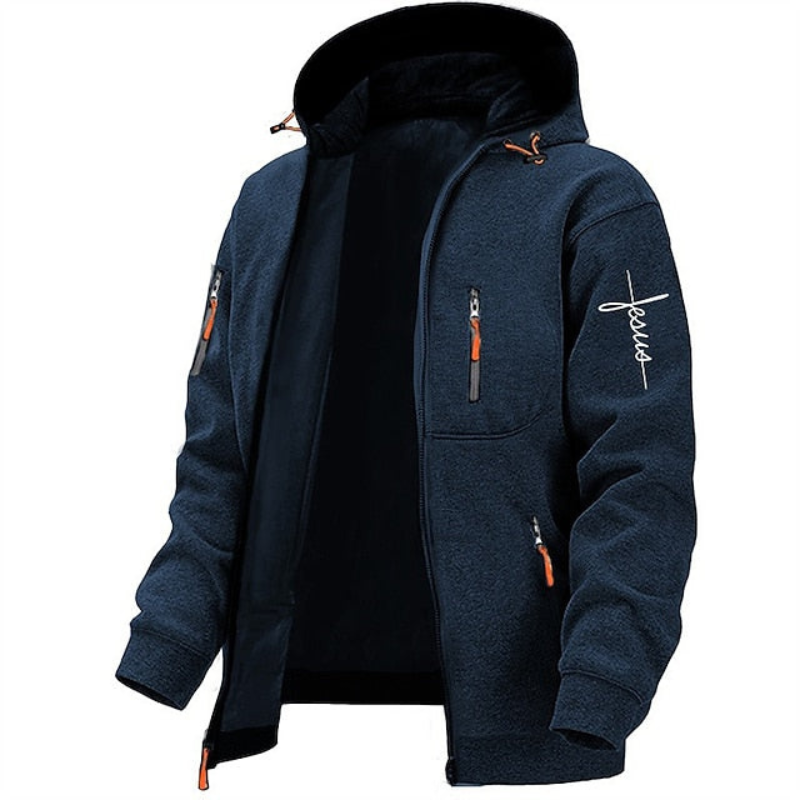 Heren Zip-Up Hoodie – Luxe Comfort met Capuchon & Minimalistisch Design