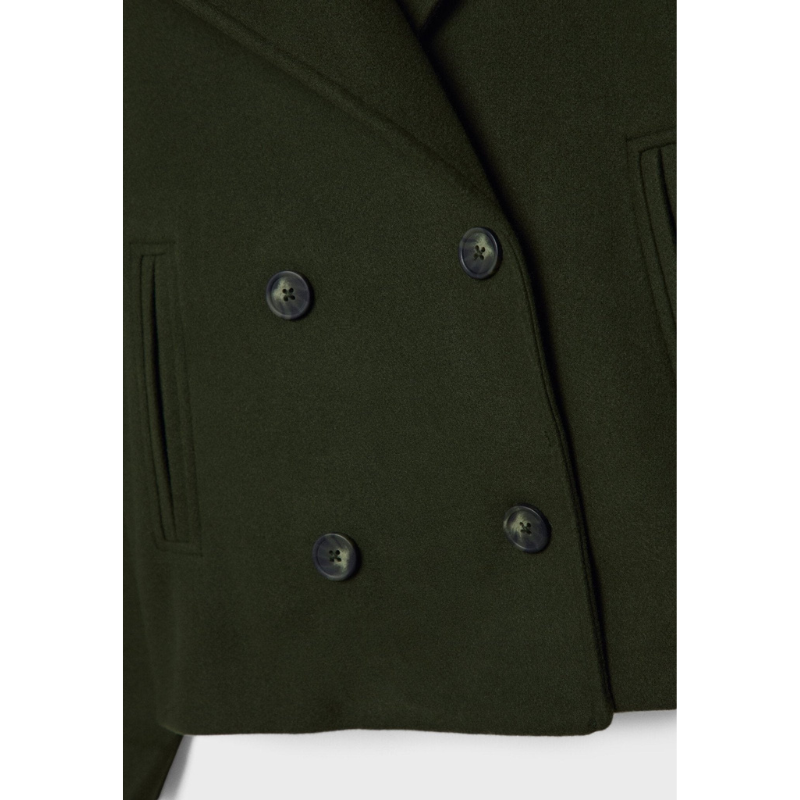 Getailleerde Double-Breasted Dames Jas – Chic & Veelzijdig