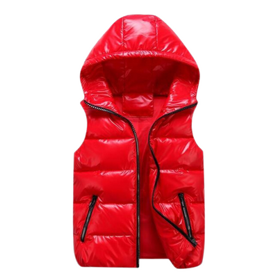 Heren Gewatteerde Bodywarmer met Kap – Warm & Lichtgewicht