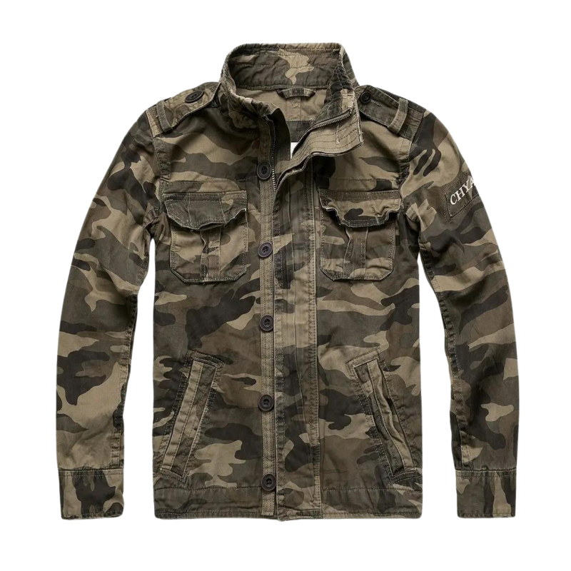 Heren Vintage Jas – Tijdloze Luchtmachtstijl met Premium Katoen