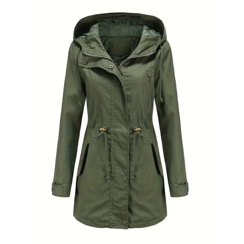 Dames Waterdichte Trenchcoat met Kap – Satino All Weather