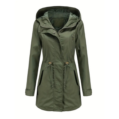 Dames Waterdichte Trenchcoat met Kap – Satino All Weather