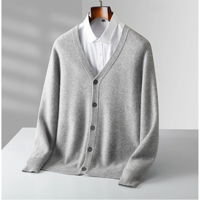 Heren Wollen Vest – Klassiek met V-Hals & Knoopsluiting