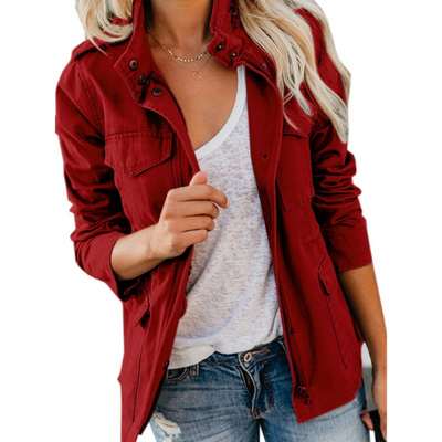 Damenjacke mit Reißverschluss – Modern & Schick