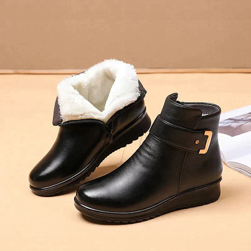 Orthopedische Leren Dameslaarzen – Warmte, Comfort & Klasse